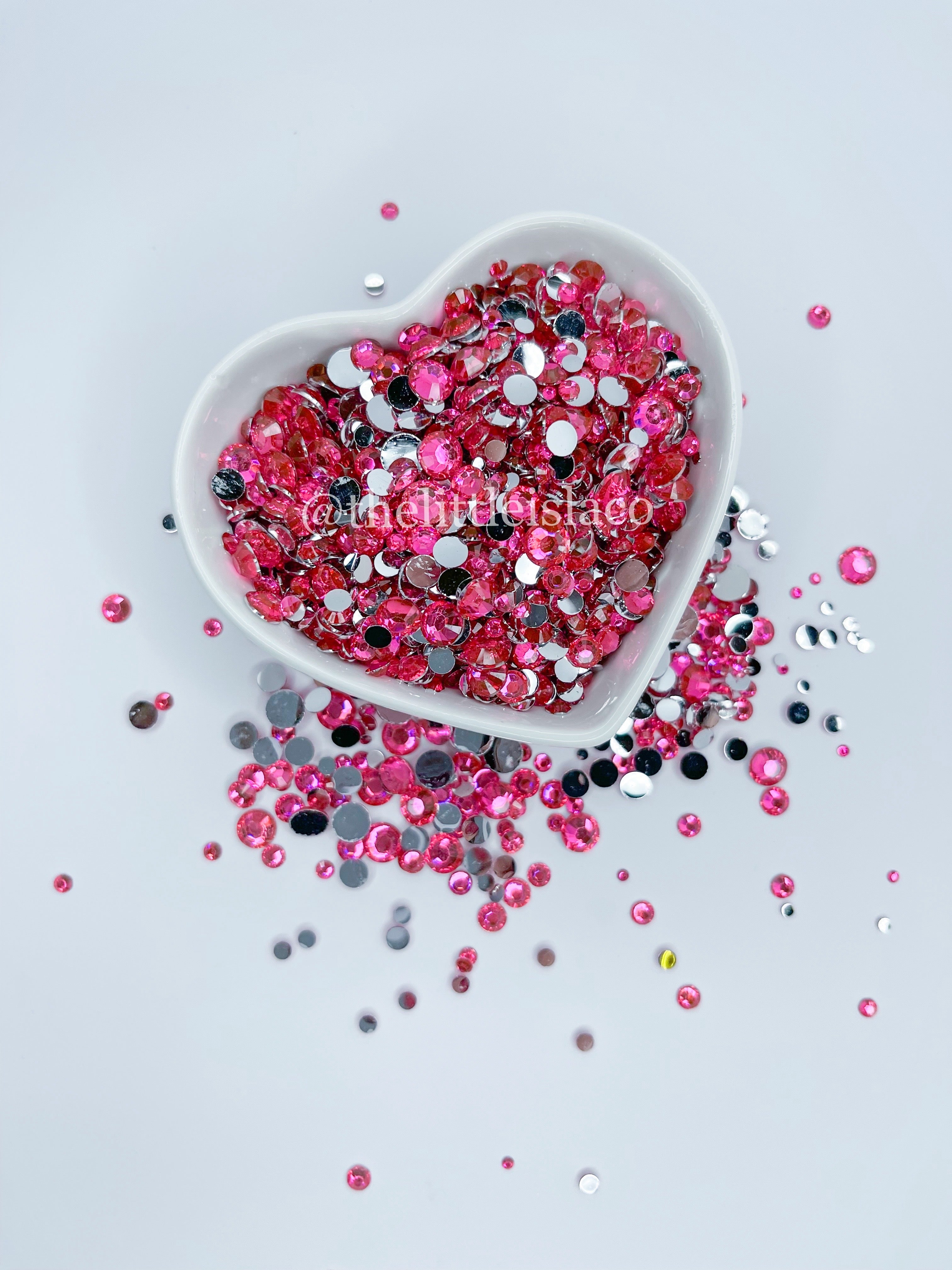 Silver Back Resin Rhinestones