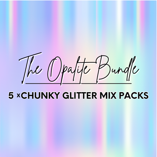 Opalite Collection Chunky Glitter Bundle - 5x 2oz/56g Packs