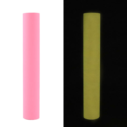 Glow in the Dark Pink (Glows Yellow) - 12x12” Sheet