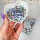 Chunky Glitter - Holo Rainbow Silver Mouse Heads - 2oz/56g Pack