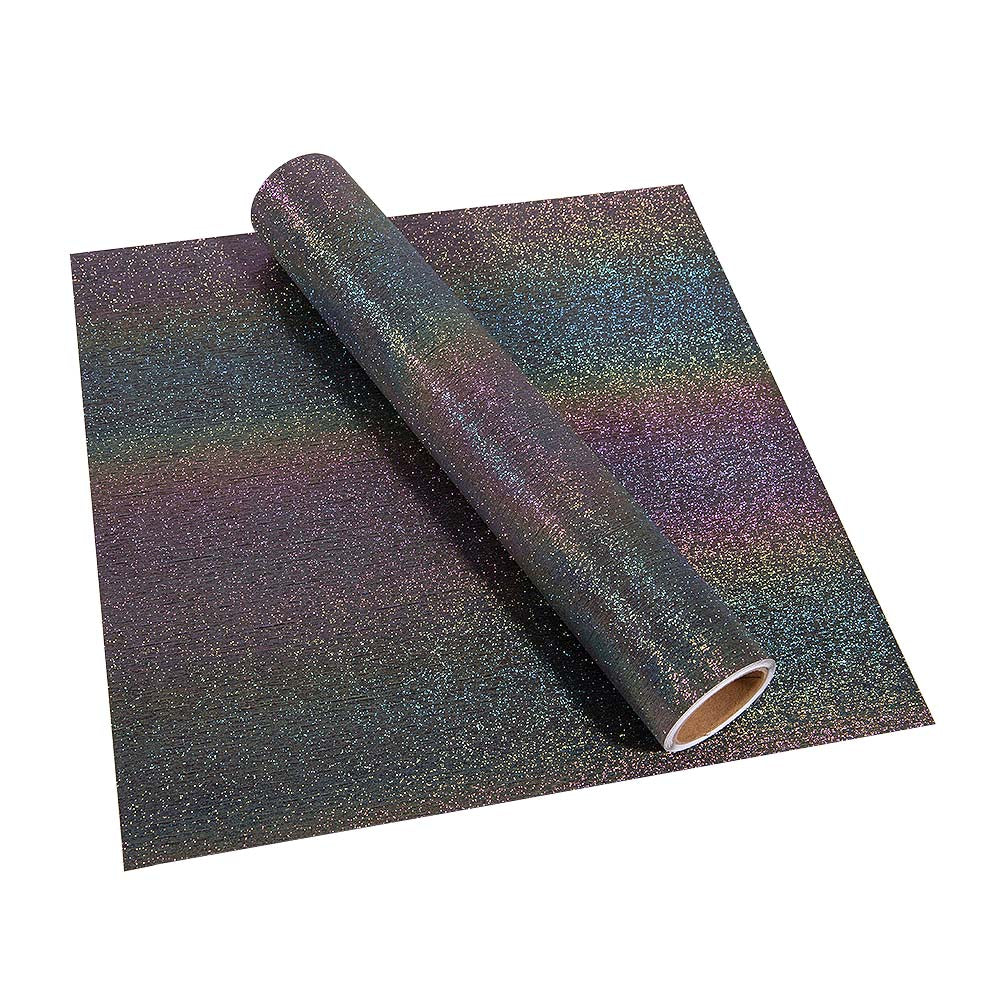 Oil Slick - Brushed Glitter - 12x12” Sheet