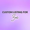 Custom listing for Zoe