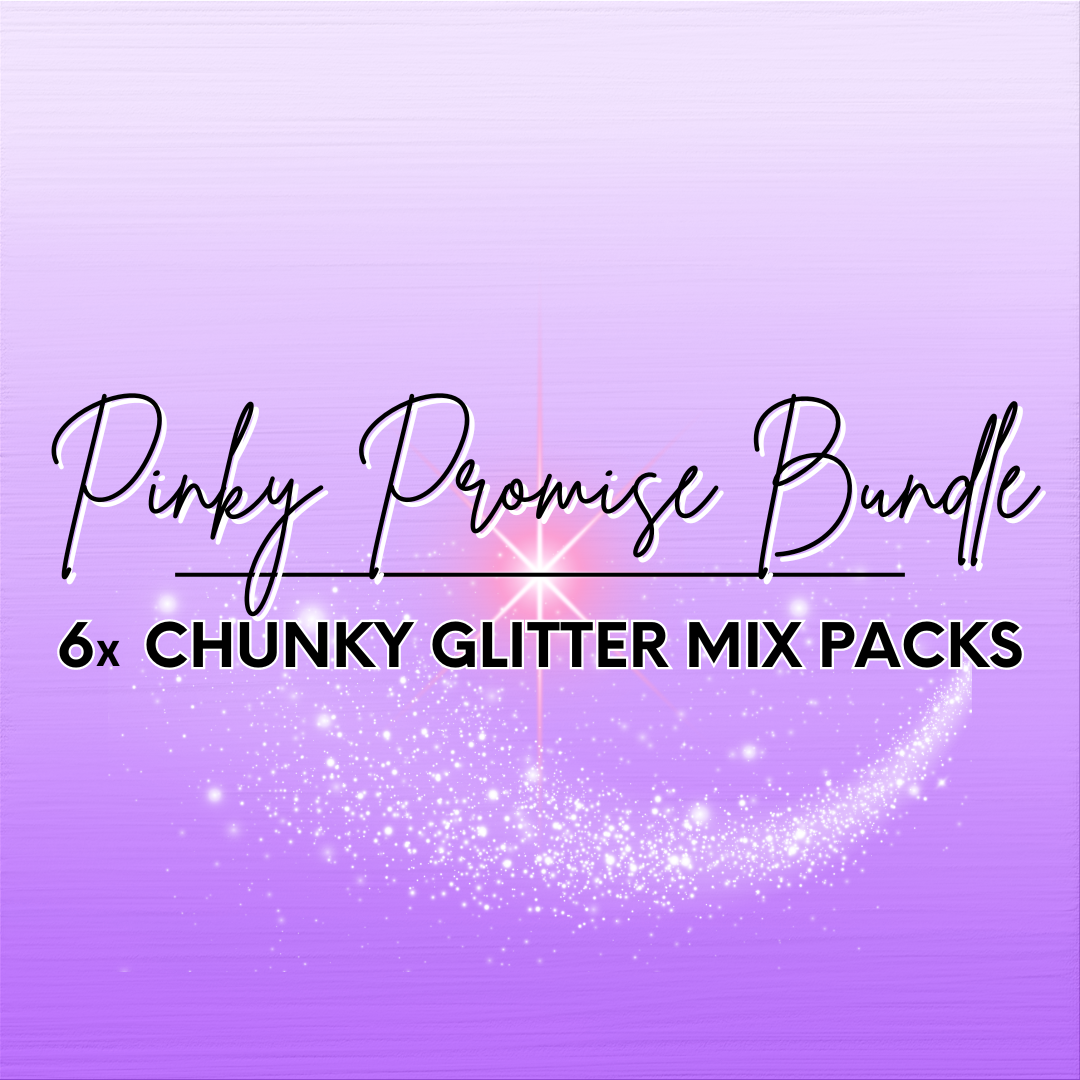 ‘Pinky Promise’ Chunky Glitter Bundle - 6x 2oz/56g Packs