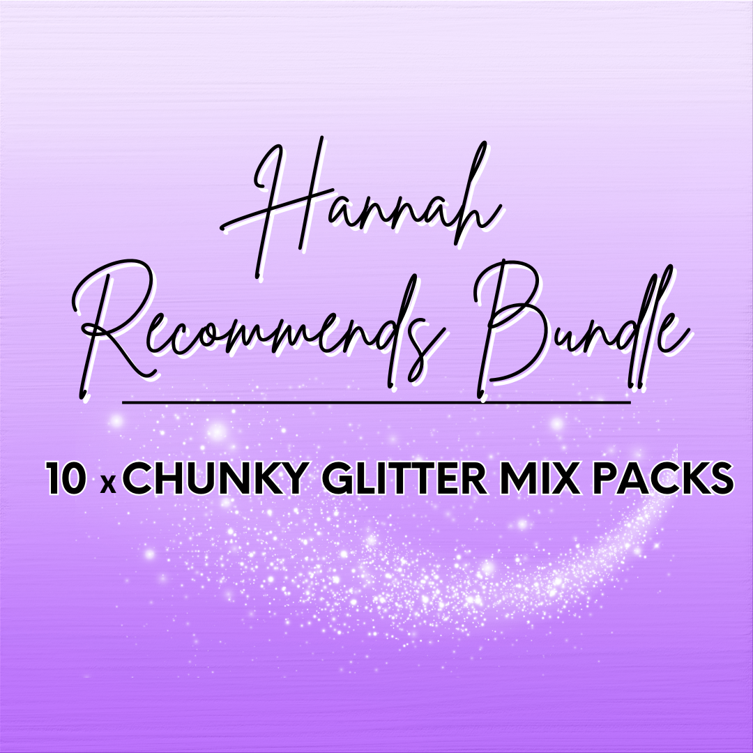 'Hannah Recommends' Chunky Glitter Bundle - 10x 2oz/56g Packs