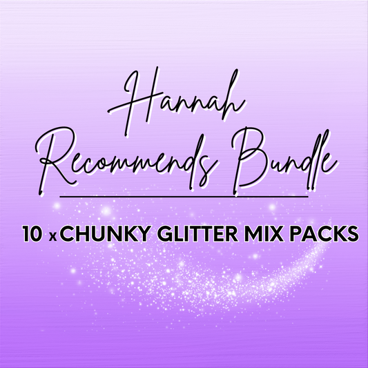 'Hannah Recommends' Chunky Glitter Bundle - 10x 2oz/56g Packs