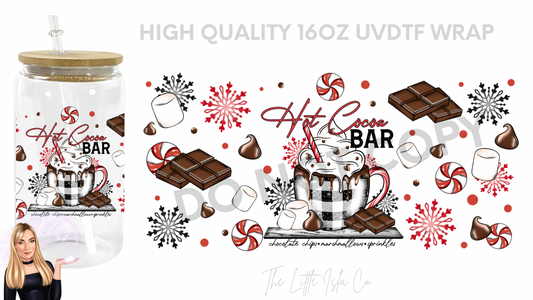 Hot Cocoa Bar UVDTF - 16oz UVDTF Wrap