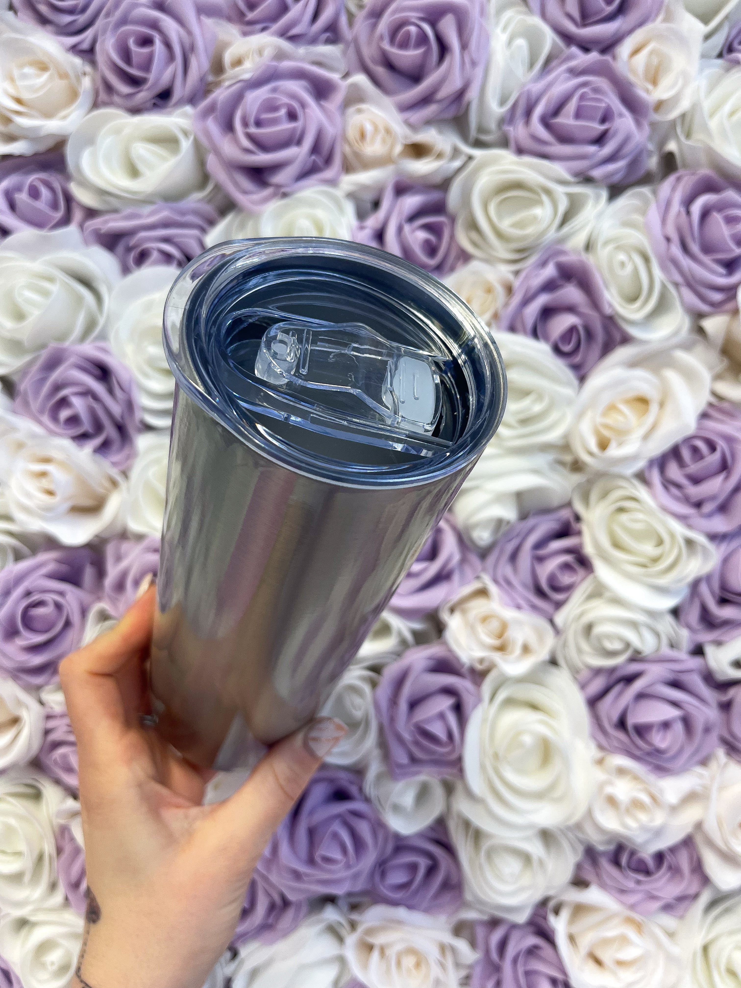 20oz Straight Stainless Steel Tumbler (CHOOSE YOUR COLOUR)