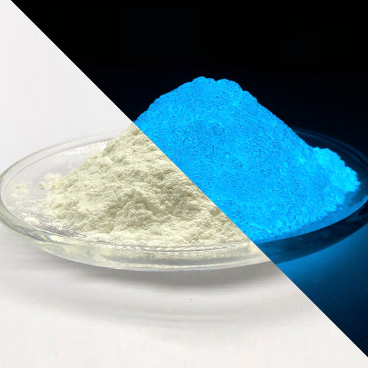 Glow Powder - White to Aqua Blue - 1oz/28g