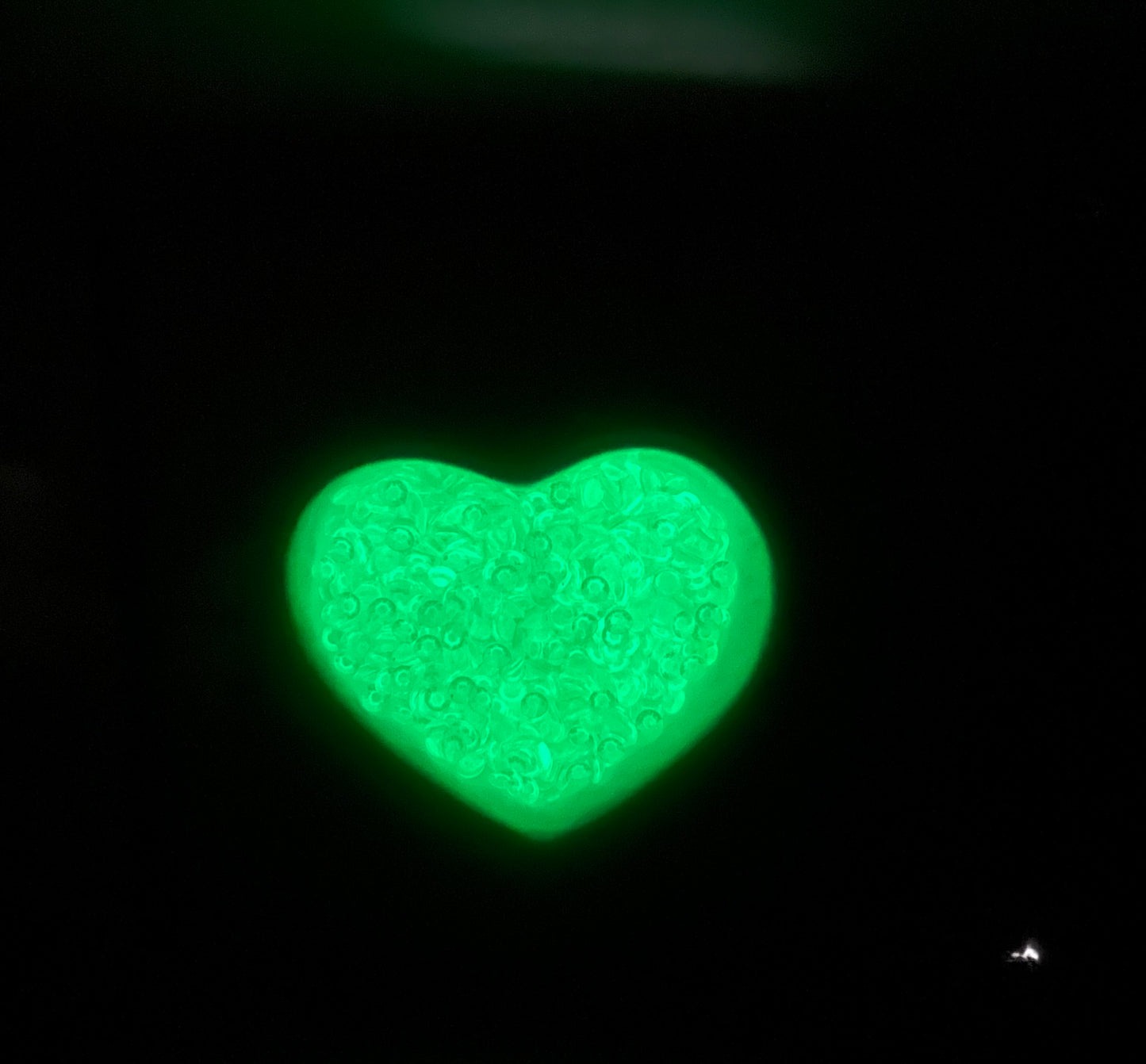 Glow in the Dark Green Rhinestones (3 sizes to choose from)