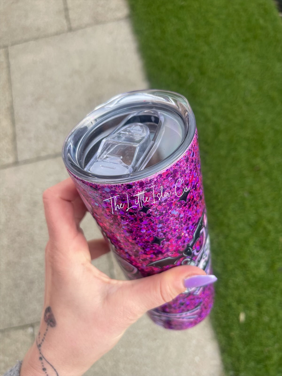 Love Sucks Chunky Glitter Stainless Steel Tumbler