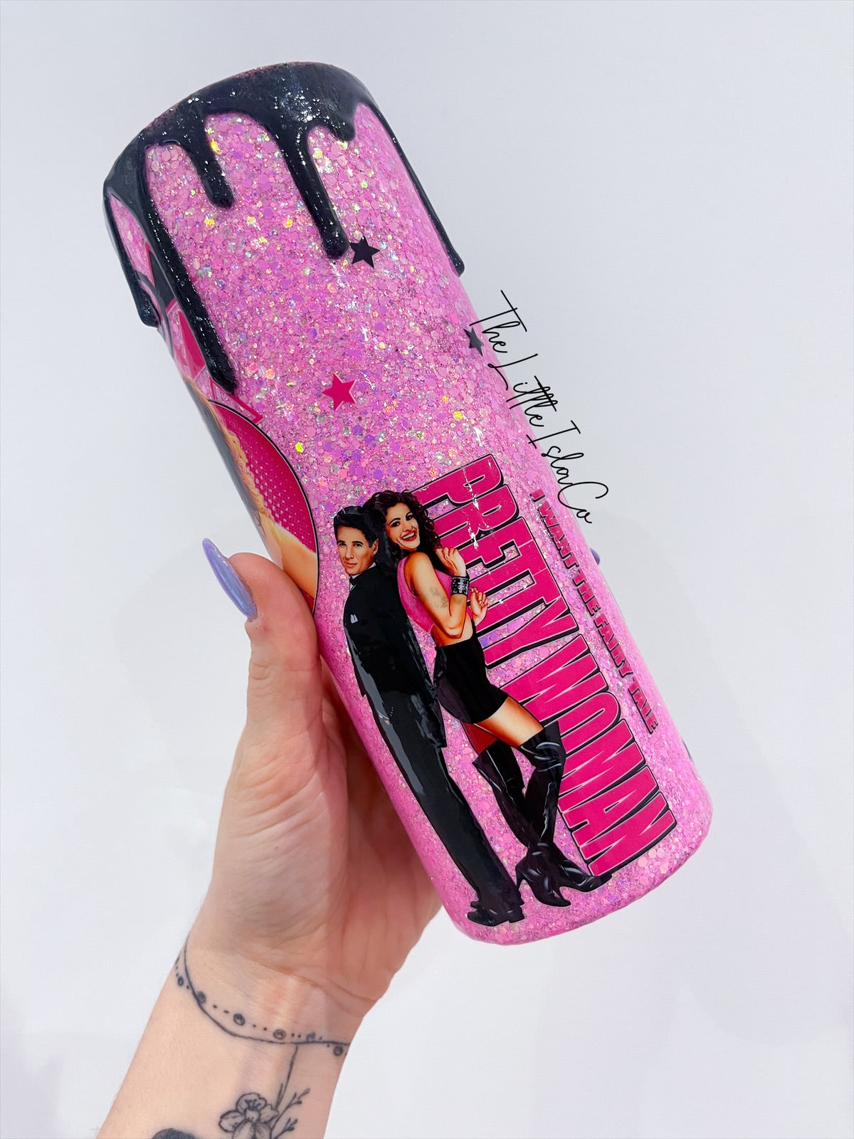 Pretty Woman Chunky Glitter Stainless Steel Tumbler