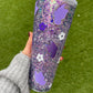 Lilac Butterflies Snowglobe Tumbler