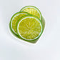 Imitation Lime Fruit Slices - Packs of 3