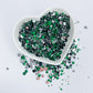 Bottle Green Rhinestone Scatter Mix, 2oz/56g