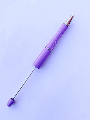 Blank Beadable Pen - Glitter Colours (Choose your colour)