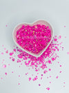 Hot Pink AB Jelly Rhinestone Scatter Mix, 2oz/56g