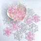 Snowflake Cabochons - Packs of 10