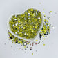 Lemon Yellow Rhinestone Scatter Mix, 2oz/56g