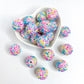 Rhinestone Beads - Birthday Cake (Packs of 10)