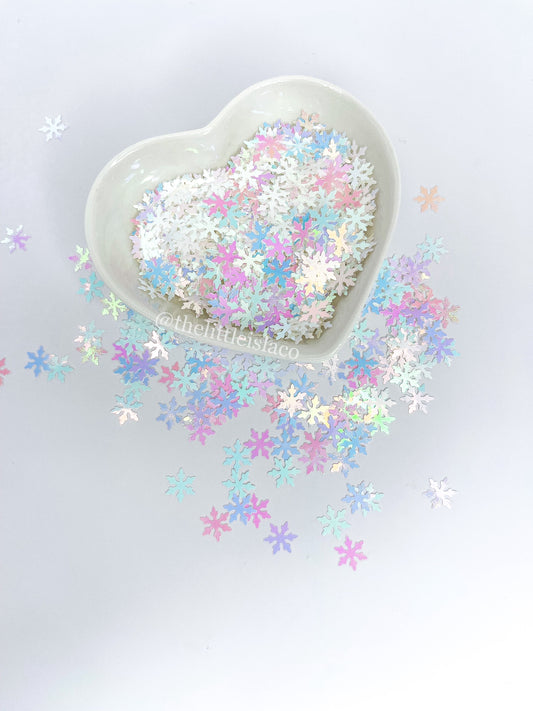 Snowflake Glitter Shapes - 1oz/28g Pack