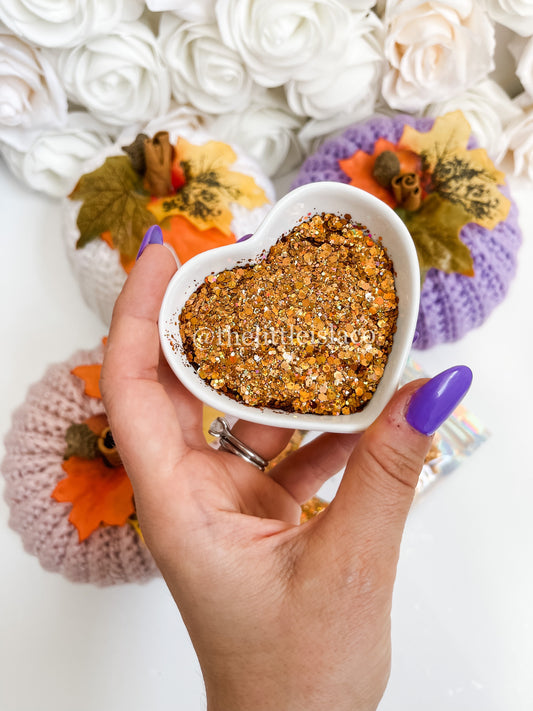 Chunky Glitter Mix - ‘Pumpkin Spiced' - 2oz/56g