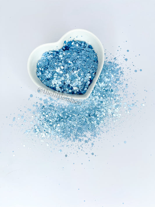 Chunky Glitter Mix - ‘The Cold Never Bothered Me Anyway' - 2oz/56g Pack