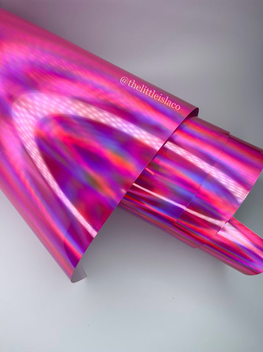 Hot Pink - Holographic - 5ft Roll