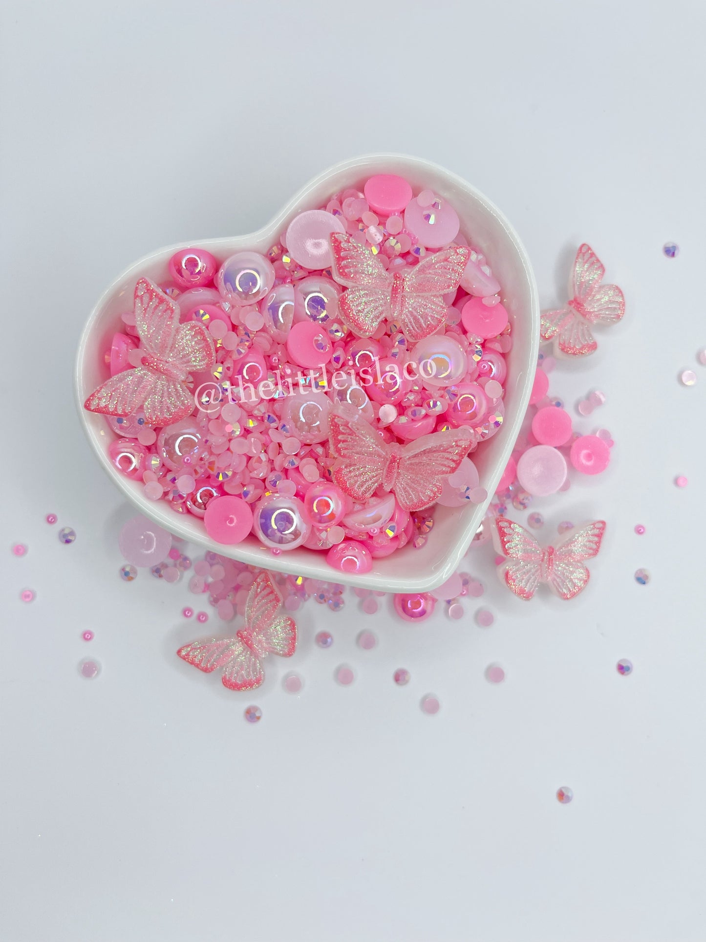 You Give Me Butterflies Mix - Pearl & Rhinestone Mix, 2oz/56g