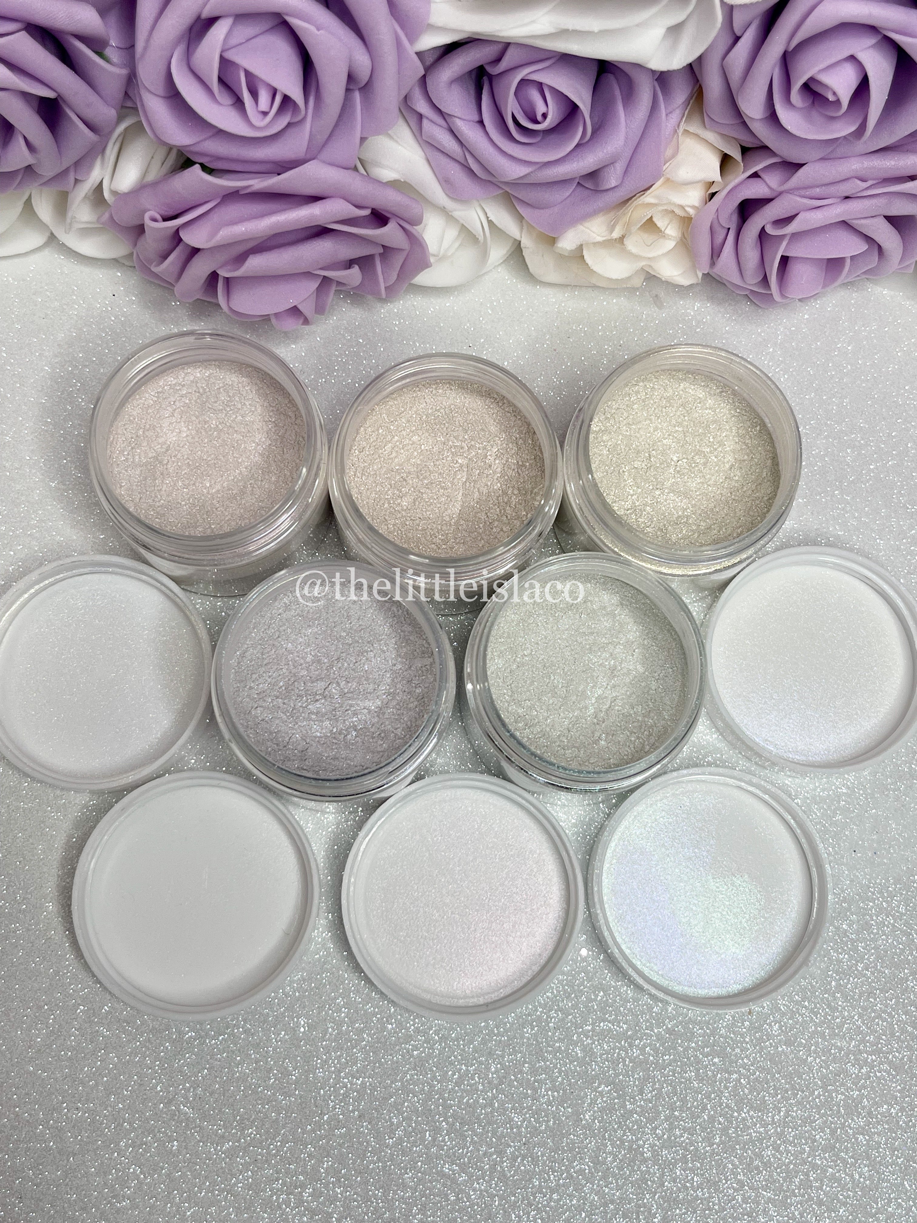 Shimmer Mica Powder, Pearlescent Mica Powder, 20g Pots