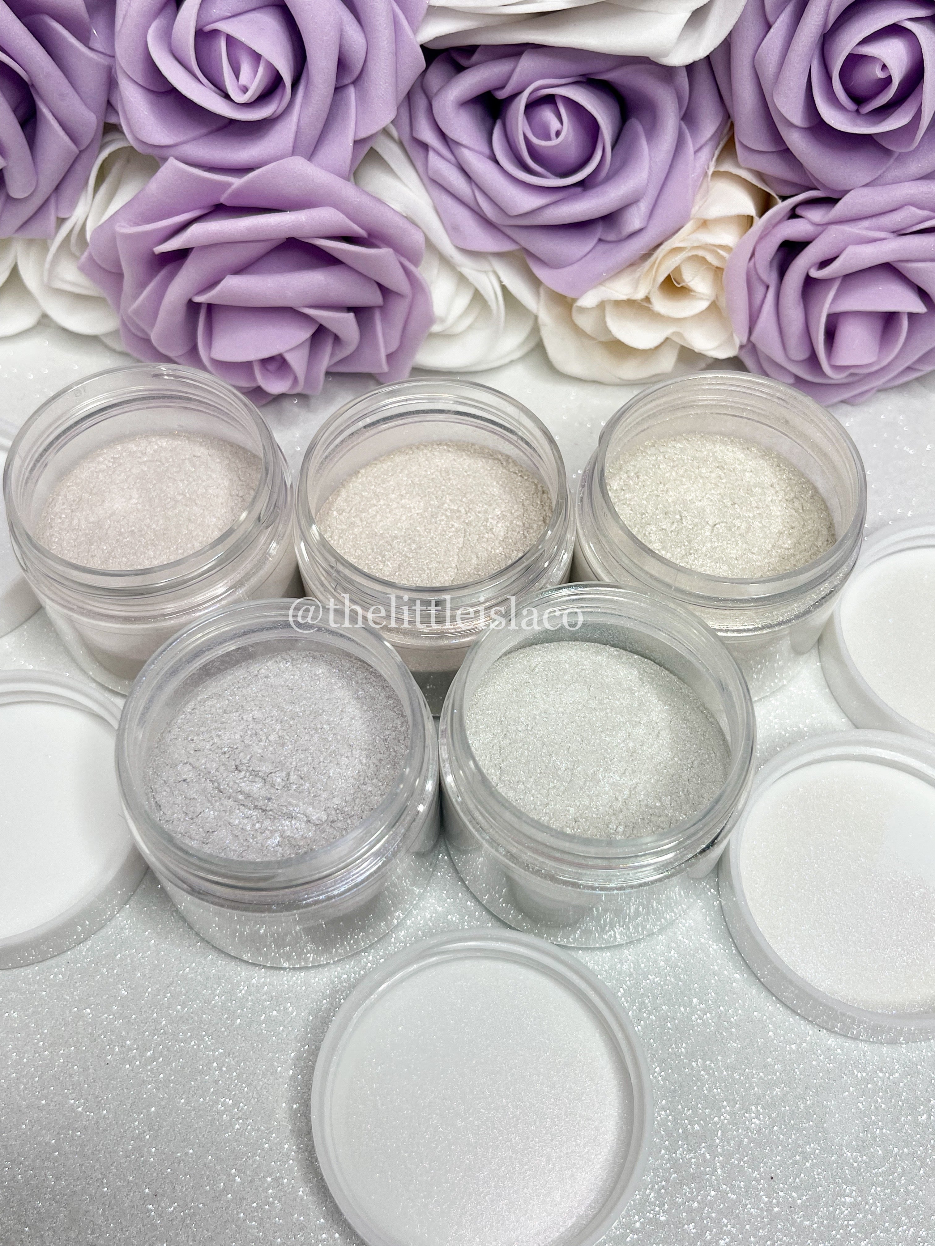 Shimmer Mica Powder, Pearlescent Mica Powder, 20g Pots