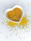 3mm Sunflower Yellow Transparent AB Rhinestones, 3mm Rhinestones for filling tumblers, 100g