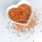 3mm Peachy Orange Transparent AB Rhinestones, 3mm Rhinestones for filling tumblers, 100g