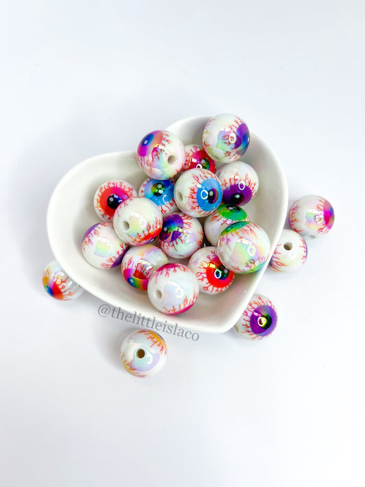 Eyeball Beads/Cabochons - Packs of 10