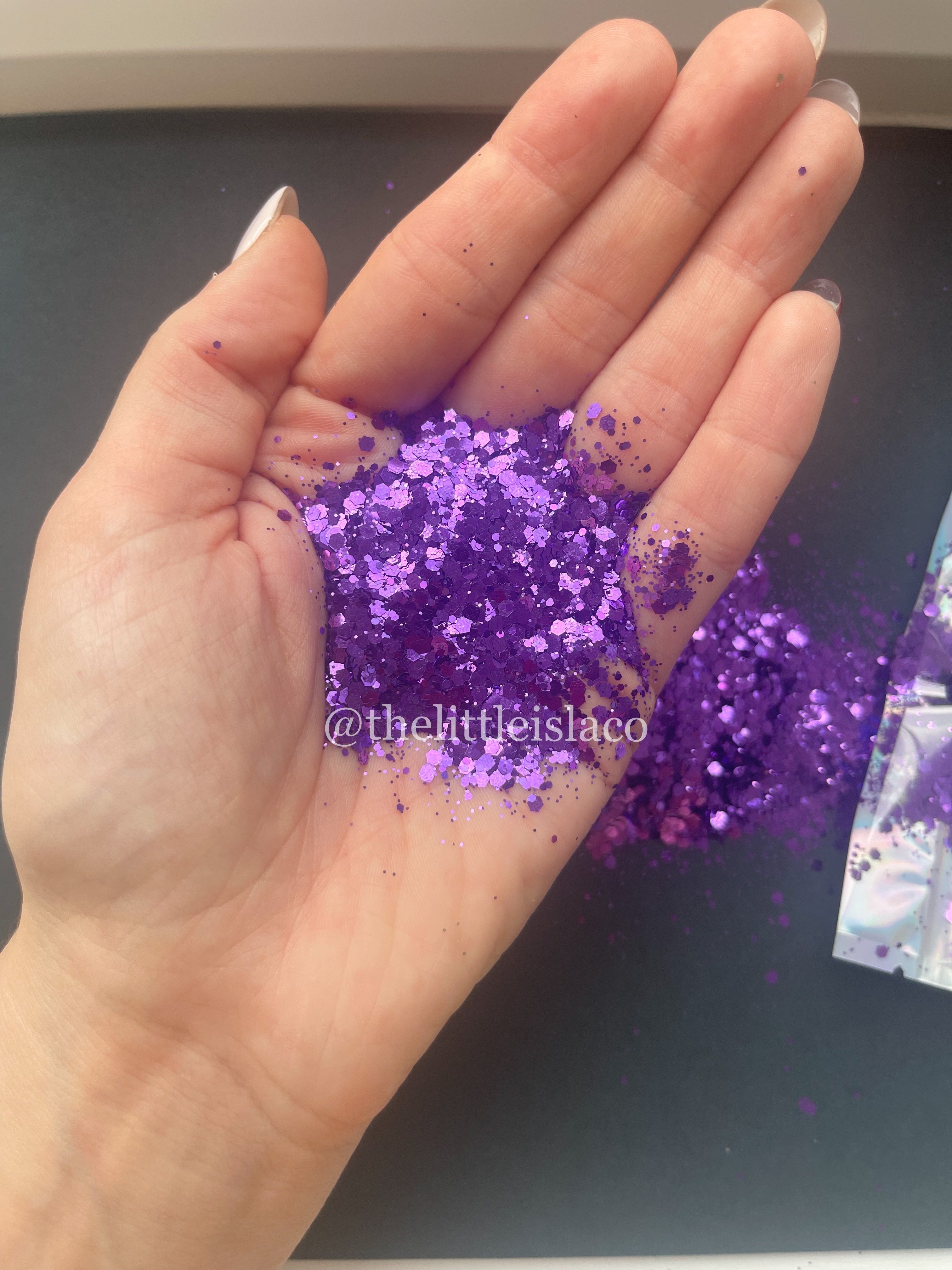 Chunky Glitter Mix - ‘Electric Amethyst’ - 2oz/56g